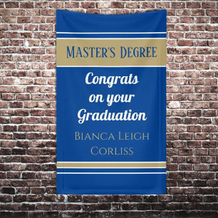 Wauw! Aangepaste banner voor verticale mastergraad