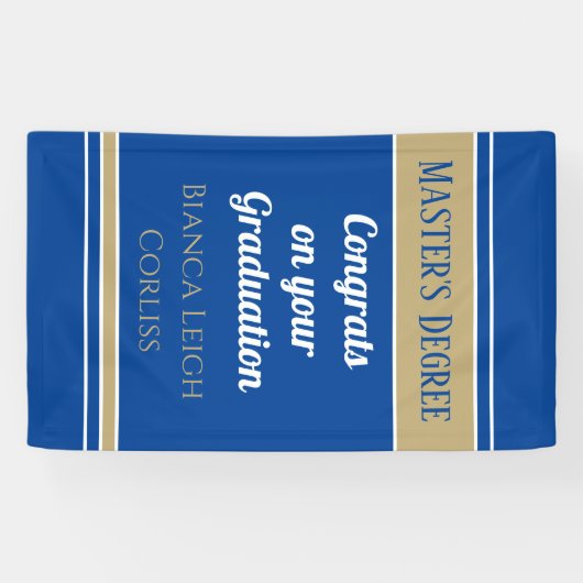 Wauw! Aangepaste banner voor verticale mastergraad (Horizontaal)