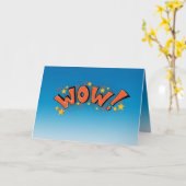 Wauw Achievement Card Kaart (Gele Bloem)