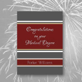 Wauw! Afstuderen medische graad Kaart