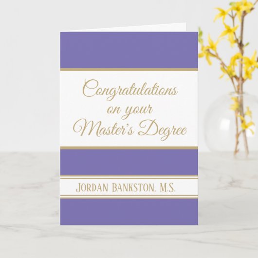 Wauw! Afstuderen van master Kaart (Gele Bloem)