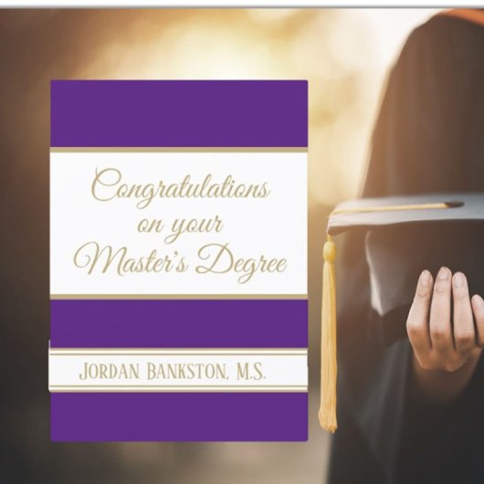 Wauw! Afstuderen van master Kaart