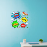 Wauw Bang Pow, Red Blue Green Yellow, Pop Art 24" Muurstickers<br><div class="desc">5 Grote Pop Art Wall Decals - - Verander de grootte van deze decals door de grootte van het Decal Sheet te wijzigen - 4 formaten - van 12 x 12 inch tot 36 x 36 inch - - Deze zijn gedrukt op een transparante achtergrond, maar u kunt als u...</div>