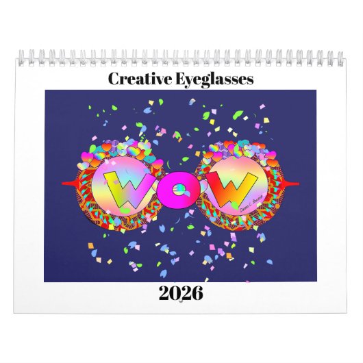 WAUW! Creative Eyeglasses Collectie Fun Calendar Kalender (Hoes)