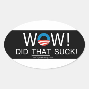 Wauw! Deed dat klote! Ovale Stickers
