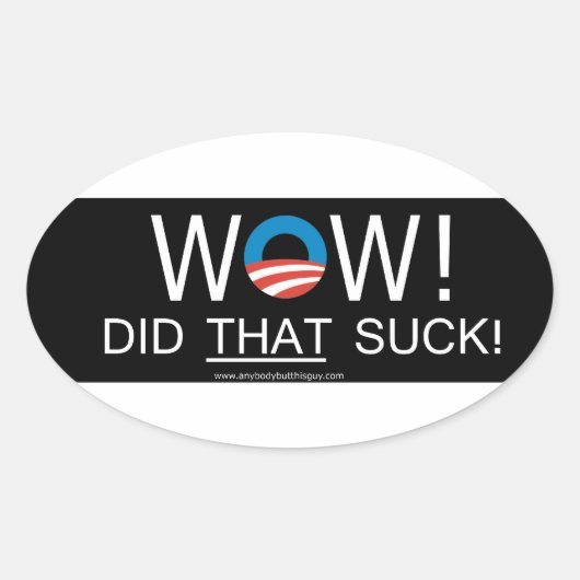 Wauw! Deed dat klote! Ovale Stickers (Voorkant)