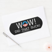 Wauw! Deed dat klote! Ovale Stickers (Envelop)