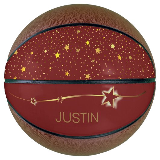 Wauw! Geweldig geschenk! Star design basketbal (Voorkant)