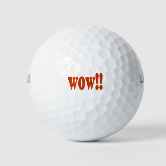wauw golfballen (Voorkant)