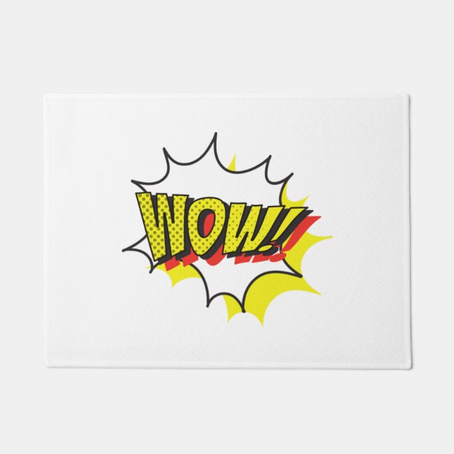 Wauw gratis dag Classic Deurmat (Voorkant)