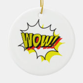 Wauw gratis dag Classic Keramisch Ornament (Voorkant)