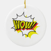 Wauw gratis dag Classic Keramisch Ornament (Achterkant)