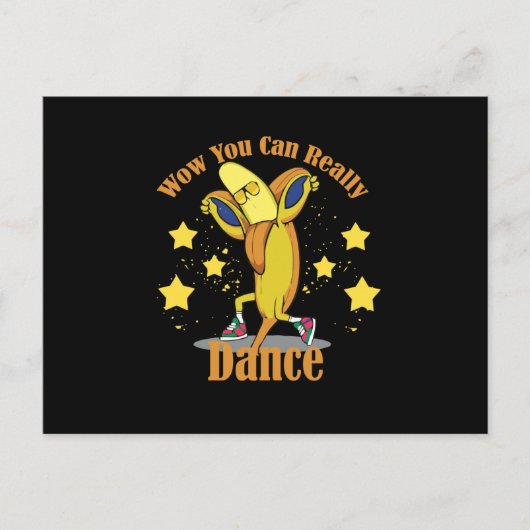 Wauw Je Kan Echt Dansen Briefkaart (Voorkant)