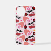 Wauw roze vijften flikkback Retro Patroon iPhone Hoesje (Achterkant)