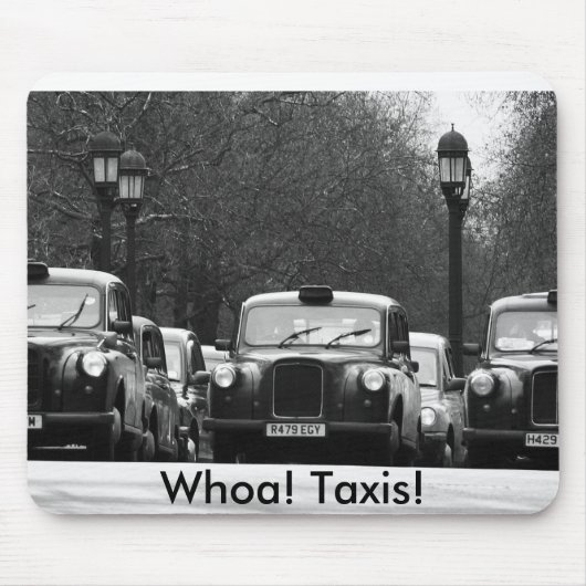 Wauw! Taxis. Muismat (Voorkant)