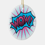 Wauw tekstontwerp keramisch ornament (Rechts)