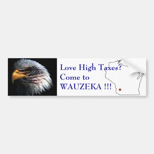 Wauzeka Bumpersticker (Voorkant)