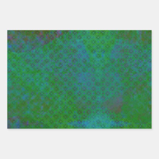 Wave 3 Green Gemengde Media Set van Wrapping Paper (Voorkant 3)
