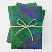 Wave 3 Green Gemengde Media Set van Wrapping Paper (In situ)