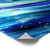 Wave Abstraction van Fiona Poster (Hoek)