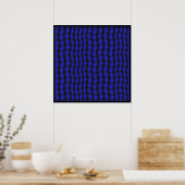 Wave-achtige beweging poster (Keuken)
