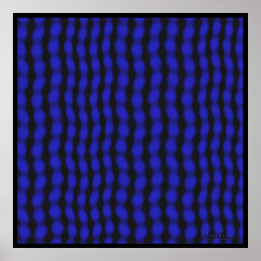 Wave-achtige beweging poster (Voorkant)