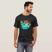 Wave Addict Summer Surf T-shirt (Voorkant volledig)