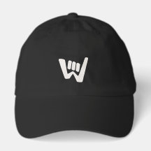 Wave and Walk Off-Wit Logo Essentiële Hoed