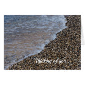 Wave Ashore Painterly denking van je Kaart (Voorkant Horizontaal)