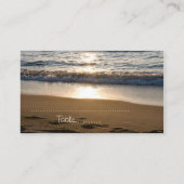 Wave at Sunset Wedding Place met Kaarten Plaatskaartje (Achterkant)