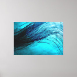 Wave-Blue - Canvasprint Canvas Afdruk