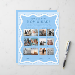 Wave Blue Hoe oud waren mam en pap fotospel