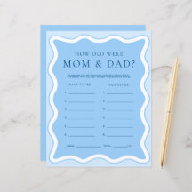 Wave Blue Hoe oud waren mam en pap fotospel