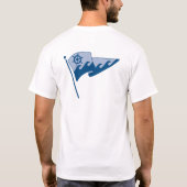Wave Burgee voor- en achteraan T-shirt (Achterkant)