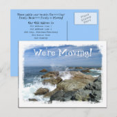 Wave Burst; adreswijziging Aankondigingskaart (Voorkant / Achterkant)