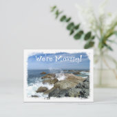 Wave Burst; adreswijziging Aankondigingskaart (Staand voorkant)