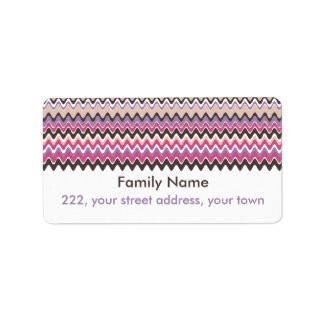 Wave Chevron Bold Etiket