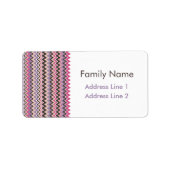 Wave Chevron Bold Etiket (Voorkant)