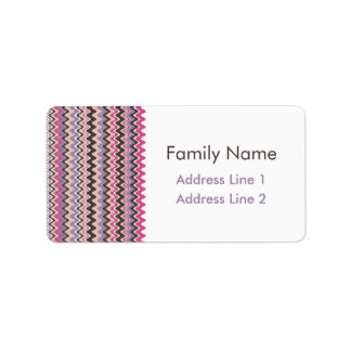 Wave Chevron Bold Etiket