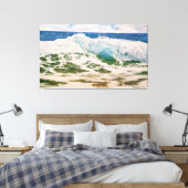 Wave Crash on the Shore: Realistic Seascape  Canvas Afdruk (Insitu (Slaapkamer))