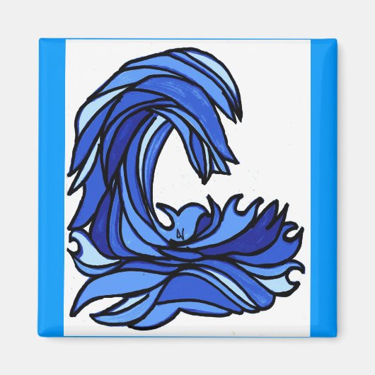 Wave crashen magneet (Voorkant)