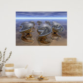 Wave Dancers (start bij $12,80) Poster (Keuken)