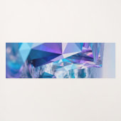 Wave geometry folds into origami cliffs yogamat (Achterkant (horizontaal))