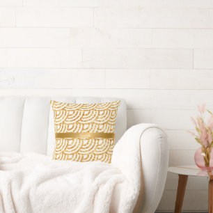 Wave Gold Sun Glitter Boho Popular Collectie Kussen