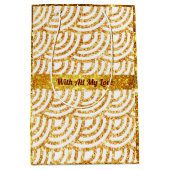 Wave Gold Sun Glitter Boho Popular Collectie Medium Cadeauzakje (Voorkant)