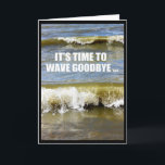 Wave Goodbye to your Sixties - Happy 70th Birthday Kaart<br><div class="desc">Wisconsin is het onderwerp van mijn 'Het is tijd om vaarwel te zeggen voor je zestiger - Happy 70th Birthday!'-kaart.</div>