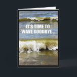 Wave Goodbye to your Sixties - Happy 70th Birthday Kaart<br><div class="desc">Wisconsin is het onderwerp van mijn 'Het is tijd om vaarwel te zeggen voor je zestiger - Happy 70th Birthday!'-kaart.</div>