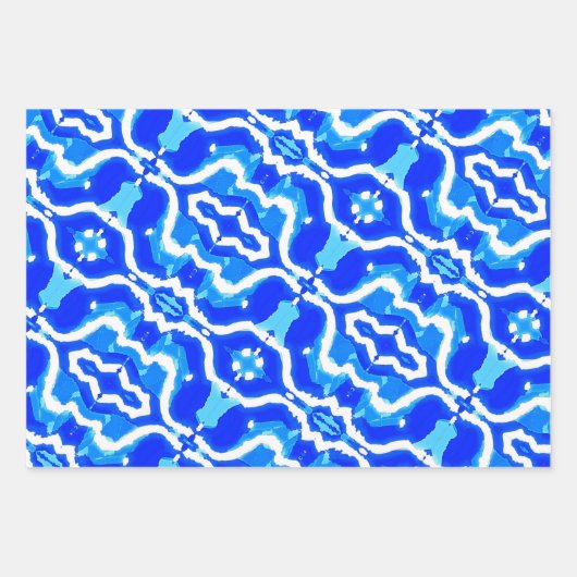 Wave gradient digital background inpakpapier vel (Voorkant)