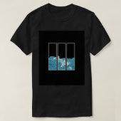 Wave-illustratie T-shirt (Design voorkant)