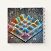 Wave Interference Book Cover Vibrant Physics  Notitieboek (Achterkant)